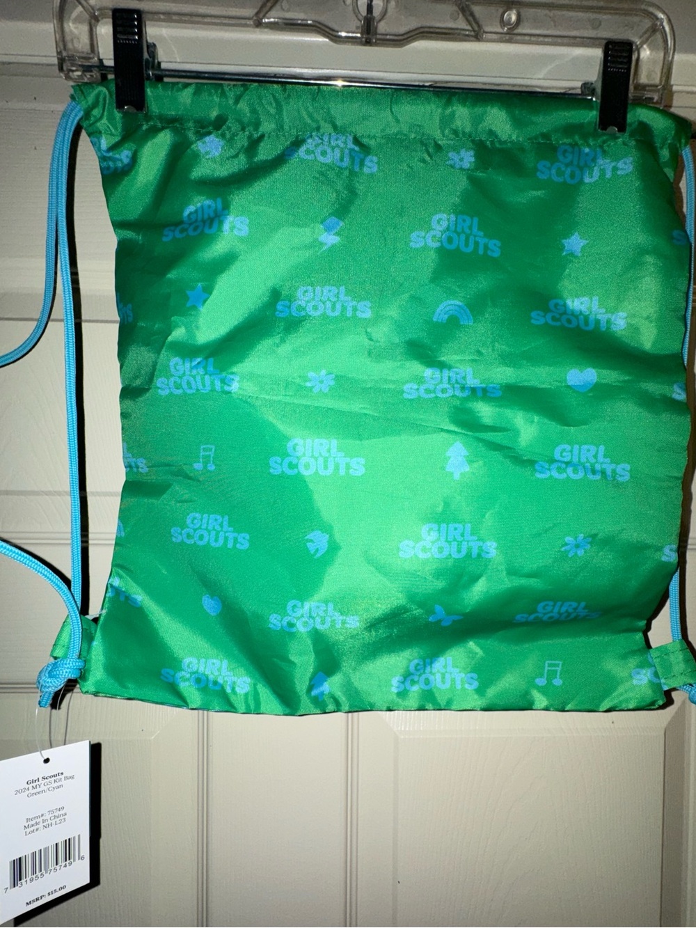 Girl Scouts drawstring bag